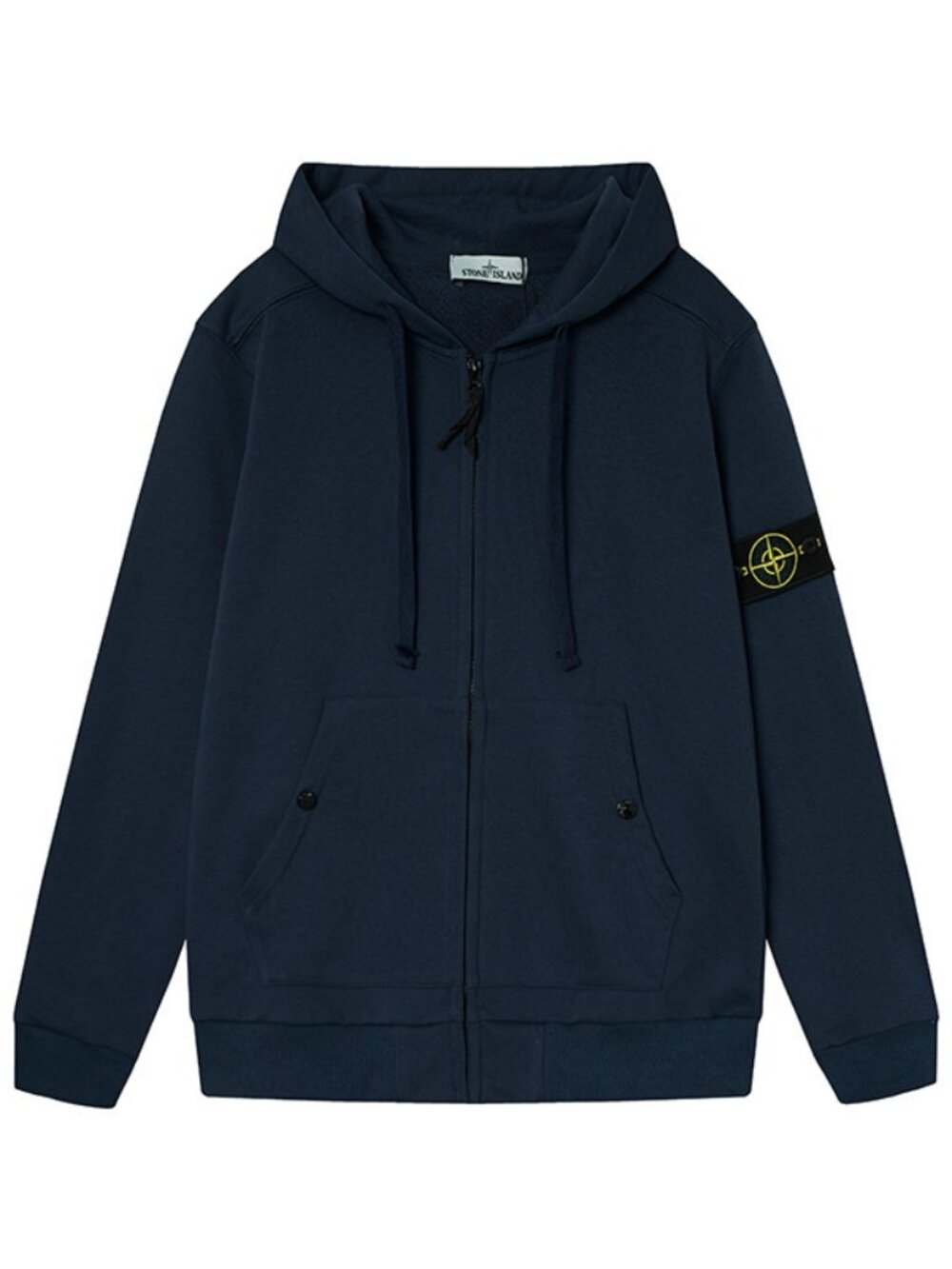 Stone Island Navy Blue Hoodie